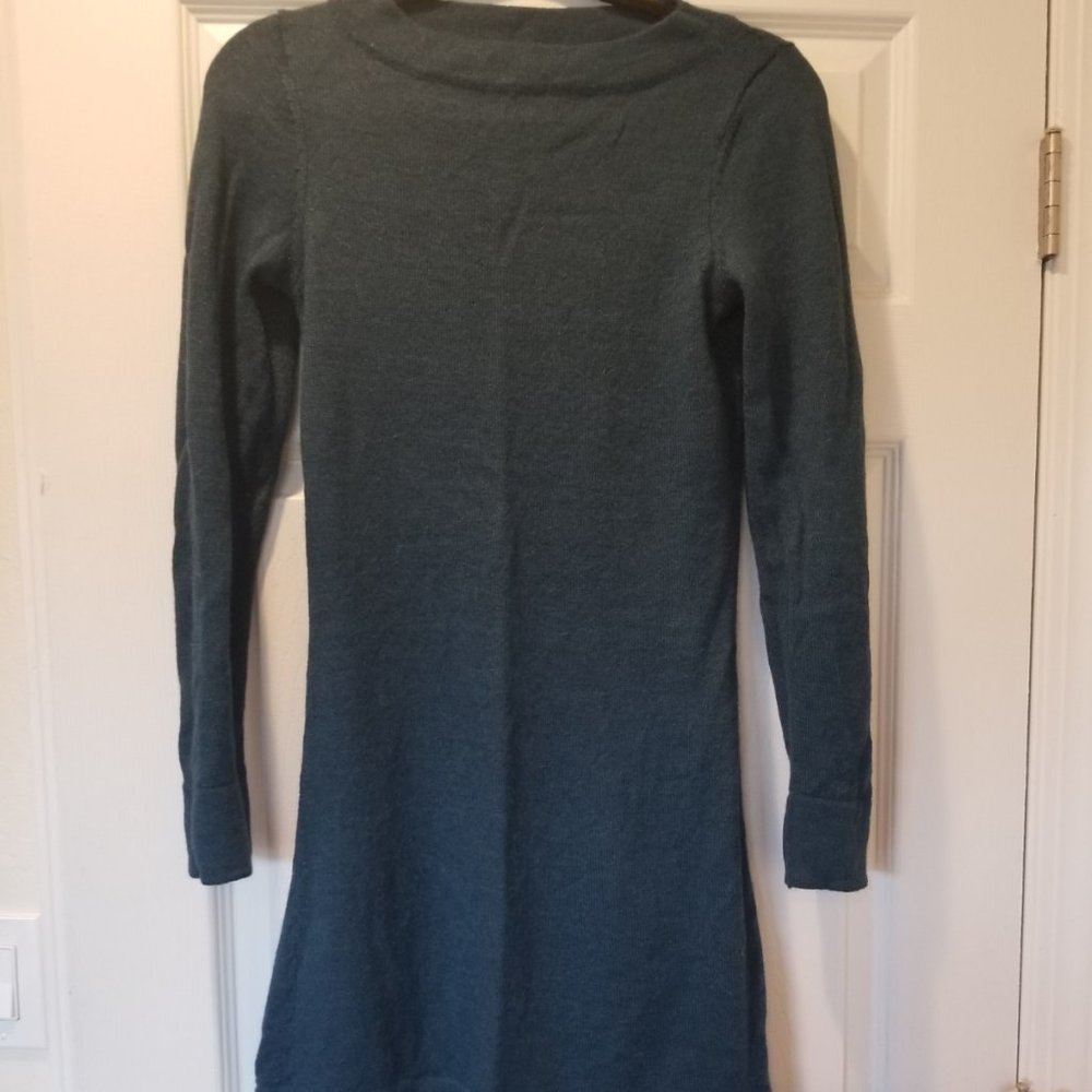 Fair Indigo Sweater dress size S- Teal